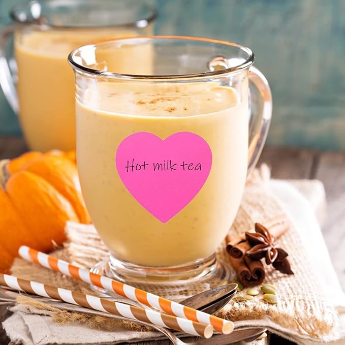 Sticky Notes, 560 Sheets 3 × 3 Inches Heart Shaped Bright Colors Self Sticky Notes Pad Colour Sticky Notes for Home Office Notebook(8 Color)