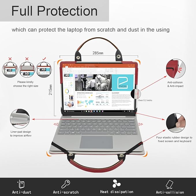 Laptop Case Cover Sleeve for Dell Latitude 3520/Latitude 3530 with Portable Bag with Bag Handle,Blue