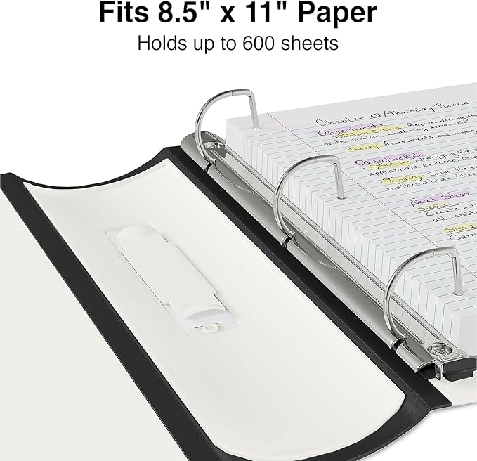 Staples 702879 Better 3-Inch D 3-Ring View Binder White (15125-Cc)