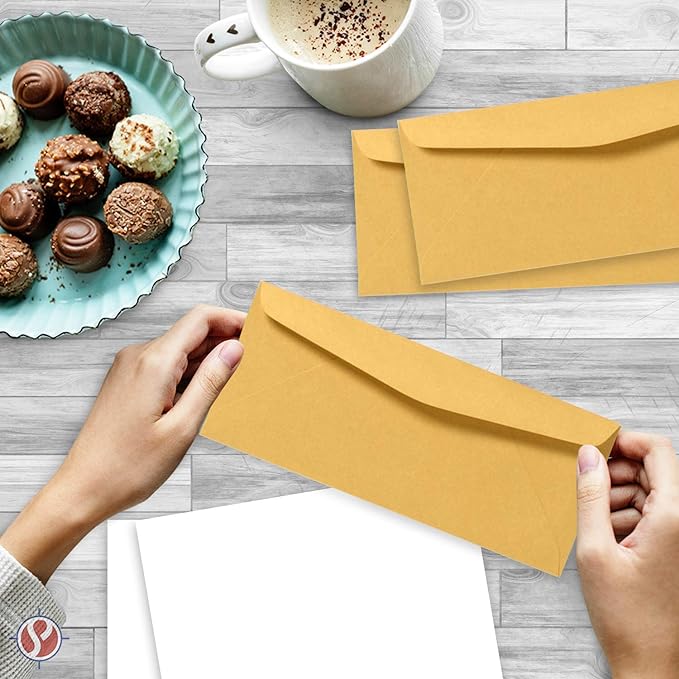 #14 Brown Kraft Regular Envelopes - (5 x 11 1/2) 50 Per Pack