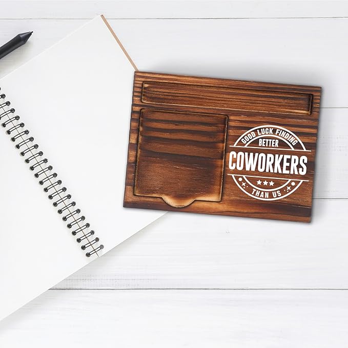 Vivopisew Good Luck Finding Better Coworkers, Thank You Gifts for Coworkers Teams, Gifts for Colleagues Goodbye Leaving Promotions, Retirement, Self-Stick Note Pad Holder for Desk Organization VN418