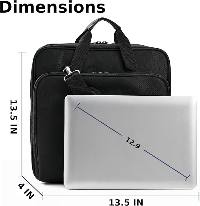 Famlife Zipper Binder with Strap - 2 Inch 3-Ring Trapper Keeper - 500-Sheet Capacity - Multi-Pocket Organizer Binder for School and Office (Black)