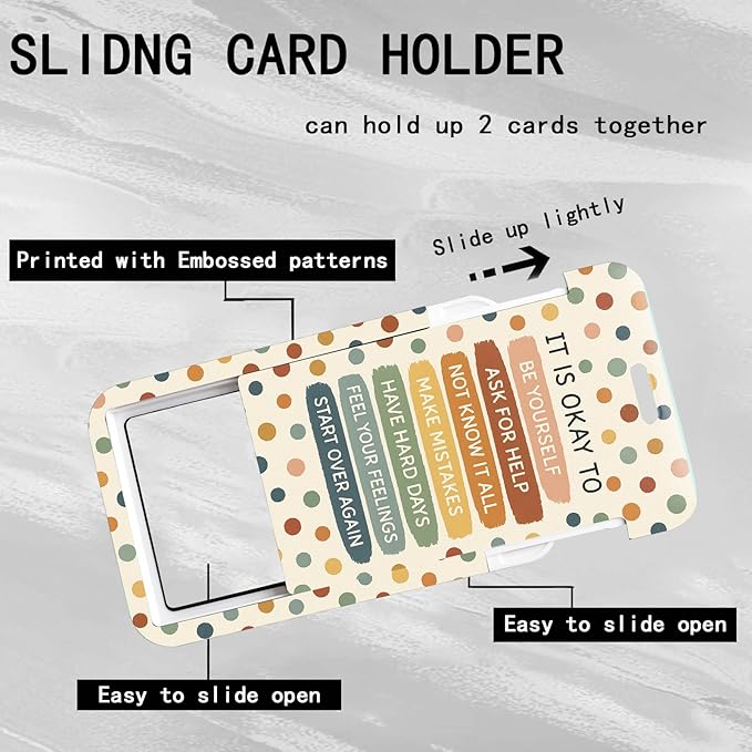 Teacher Lanyard with ID Holder, Inspirational Quote Lanyards for Id Badges Keys, Cute ID Badge Holder with Lanyard Badge Reel Retractable, Keychain Clip Name Tag ID Card Holder for Women