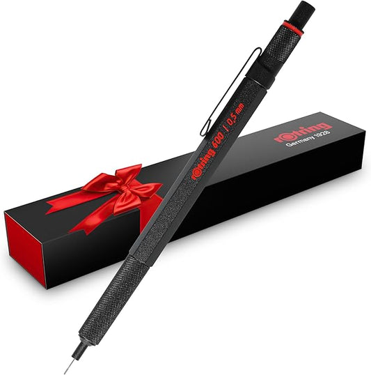 Rotring 600 Mechanical Pencil, 0.5 mm, Black - Perfect for Writing, Drafting, Engineering, Architecture Professionals