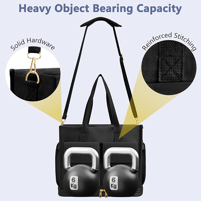 Skycase Work Tote Bag for Women - Laptop Tote Handbag - Lunch Bag with Cooler - Shoulder Weekender Bag for Travel, School