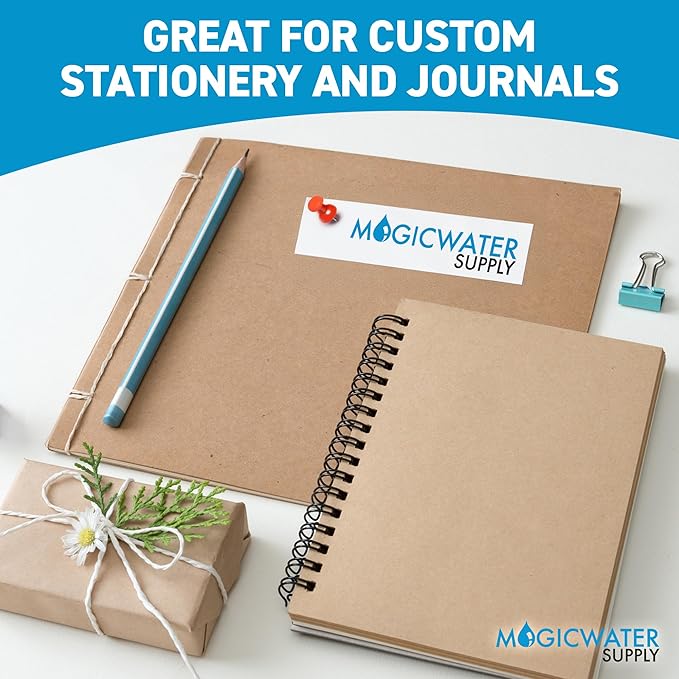 MagicWater Chipboard Sheet for DIY Projects - 8.5x11 Inch - 100 Pack - 30 pt - Heavy Duty Kraft (0.030 Inch Thick) Paperboard, for Scrapbooking, Books, Picture Frame Backing, Arts Project & Crafts