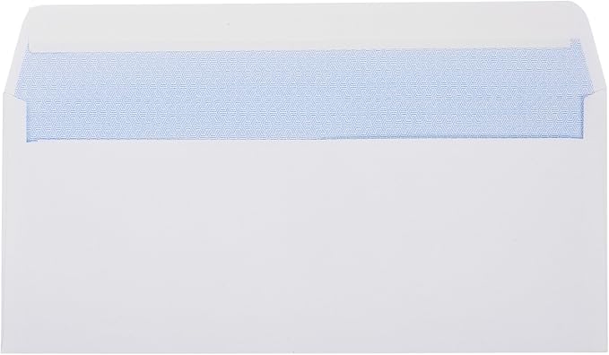 #10 Double Window Envelopes Self Seal #10 Security Envelopes-Designed for Business Statements, Quickbook Invoices, and Return, Self Seal Envelopes Size - 4 1/8 X 9 ½’’