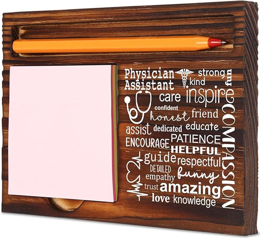 Thank You Gifts for Physician Assistant, Physician Assistant Gifts Best Physician Gifts, Graduation Christmas Birthday Gifts for Physician Assistant,Retro Self-Stick Note Pad Holders XB481