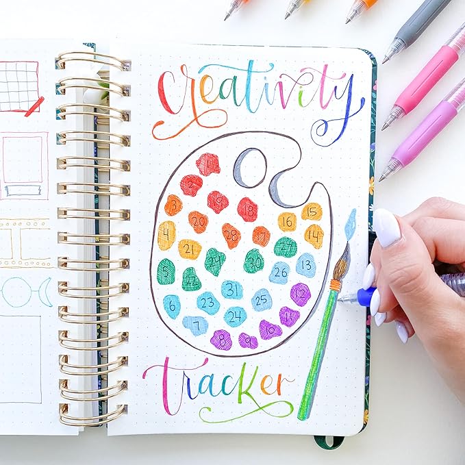 Zebra Pen Journaling Set, 14-Pack Assorted Colors, Includes 7 Mildliner Highlighters and 7 Sarasa Clip Gel Pens, Ideal for Journals, Planners, and Note-Taking (10014)