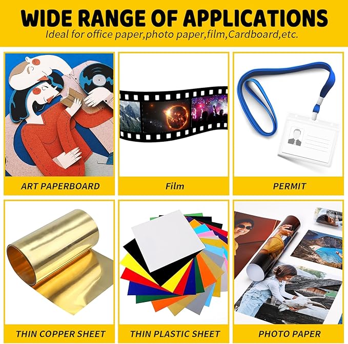 24 Inch Rolling Cutter Precision Rotary Paper Trimmer,Manual Heavy Duty Professional Rolling Trimmer for Photo Paper,Film,Art Paper Jam,Office Paper, Thin Plastic Soft Board,PVC,Cutting Table