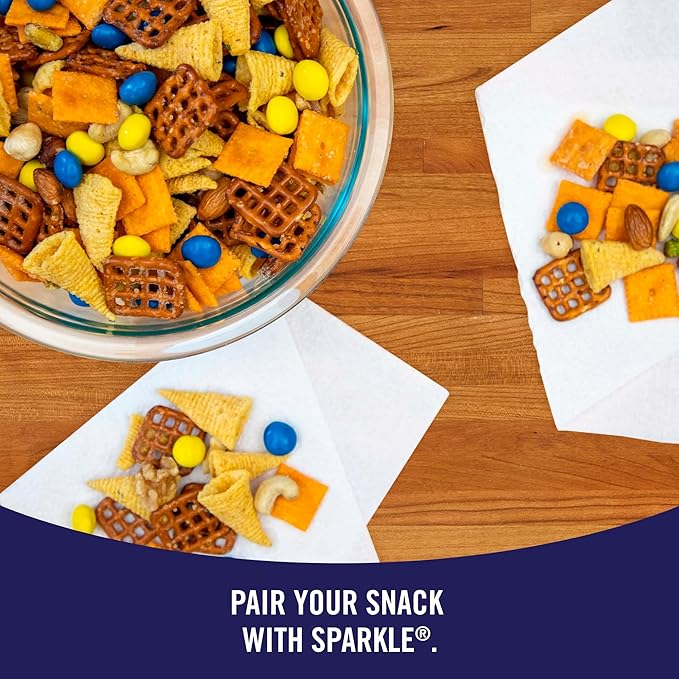 Sparkle Tear-A-Square Paper Towels, 6 Double Rolls : 12 Regular Rolls (3 Packs of 2)