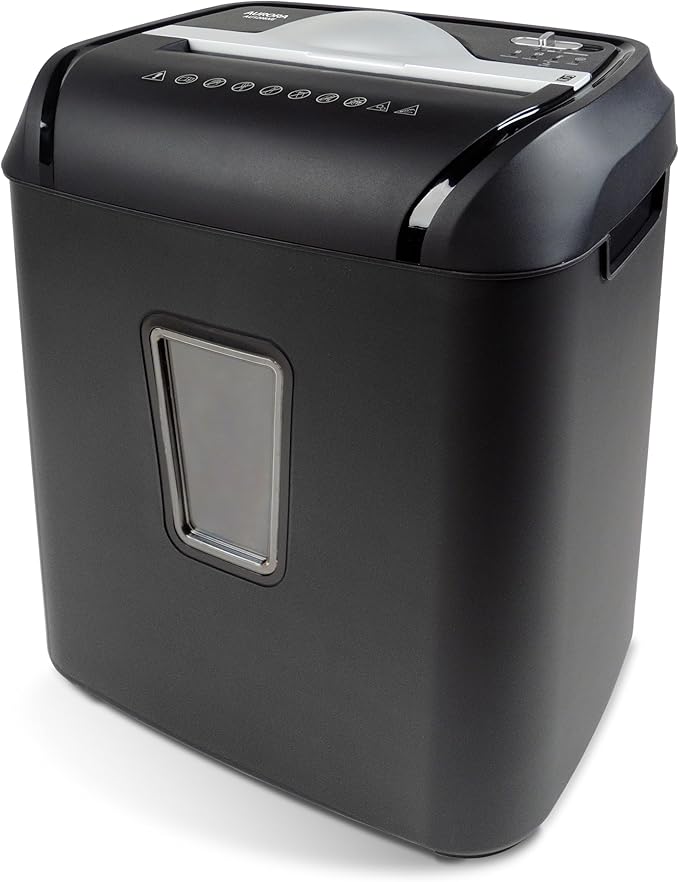 Aurora AU1208XE Anti-Jam 12-Sheet Crosscut Paper/Credit Card Shredder with 4.8 Gallon Wastebasket
