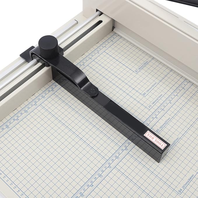 Paper Cutting Machine Heavy Duty Manual Paper Cutter Trimmer 17 inch Guillotine Paper Cutter A3 A4 Papers Cutting for Office Home School