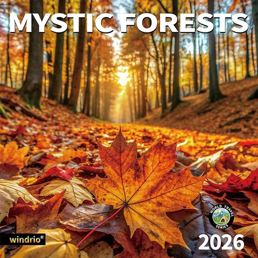 2026 Wall Calendar,Calendar 2026, November 2025 - December 2026, Wall Calendar Mystic Forests, 12" x 24" Opened,Full Page Months Thick & Sturdy Paper for Gift Perfect Calendar Organizing & Planning