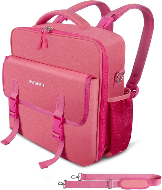 Zipper Binder 700-Sheet Capacity Multiple Pockets & Storage Organizer Detachable Backpack Straps & Shoulder Use