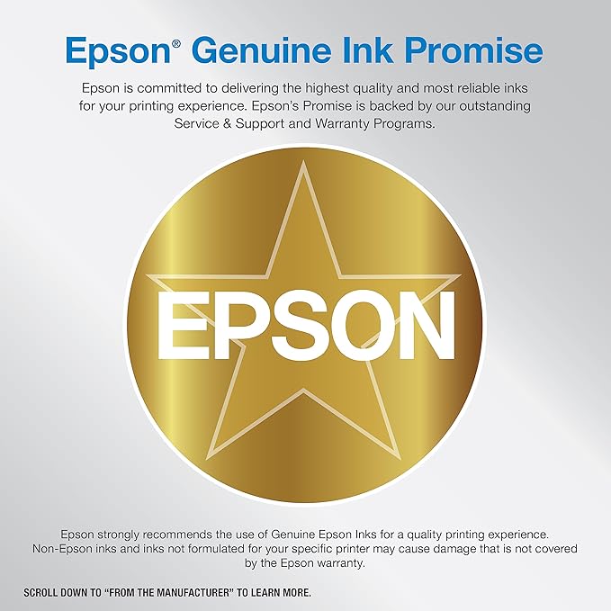 Epson EcoTank ET-2800 Wireless Color All-in-One Cartridge-Free Supertank Printer with Scan and Copy â€“ The Ideal Basic Home Printer - Black, Medium