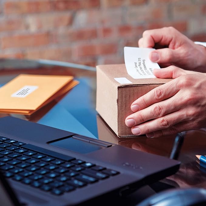 DYMO Label Printer | Label Writer 450 Twin Turbo Direct Thermal Printer Fast Printing Great for Labeling Filing Shipping Mailing Barcodes and More Home & Office Organization (Pack of 4)