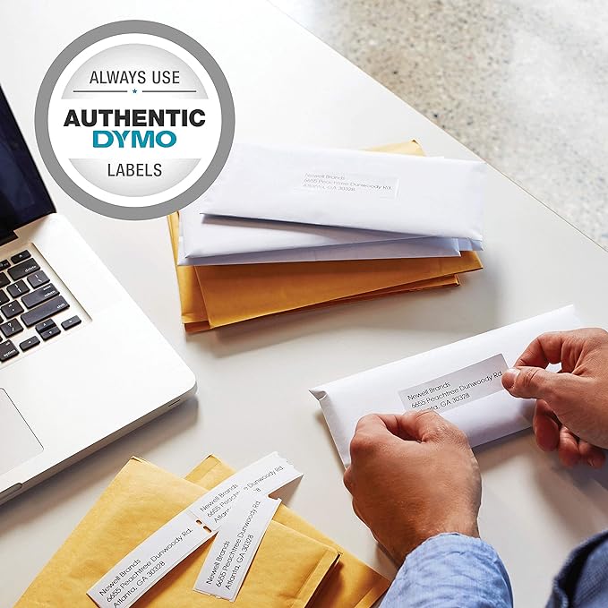 DYMO Label Printer | Label Writer 450 Twin Turbo Direct Thermal Printer Fast Printing Great for Labeling Filing Shipping Mailing Barcodes and More Home & Office Organization