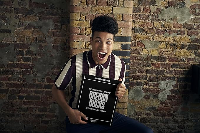 Signature gifts Personalized College Football Newspaper History Book, A3 Large Deluxe Hardcover - College Football Fan, Alumni, Students Keepsake Gift