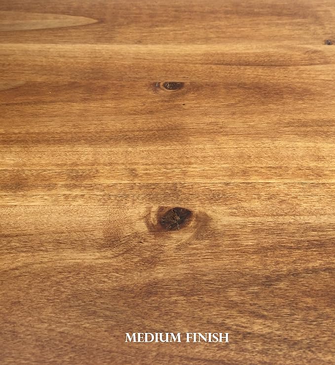 Ideas to Home Computer Monitor Riser Solid Albus Wood (26" W x 10" D x 5" H, Medium)